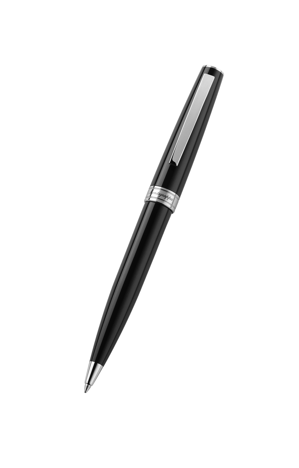 MONTBLANC-PIX Black Ballpoint Pen 114797