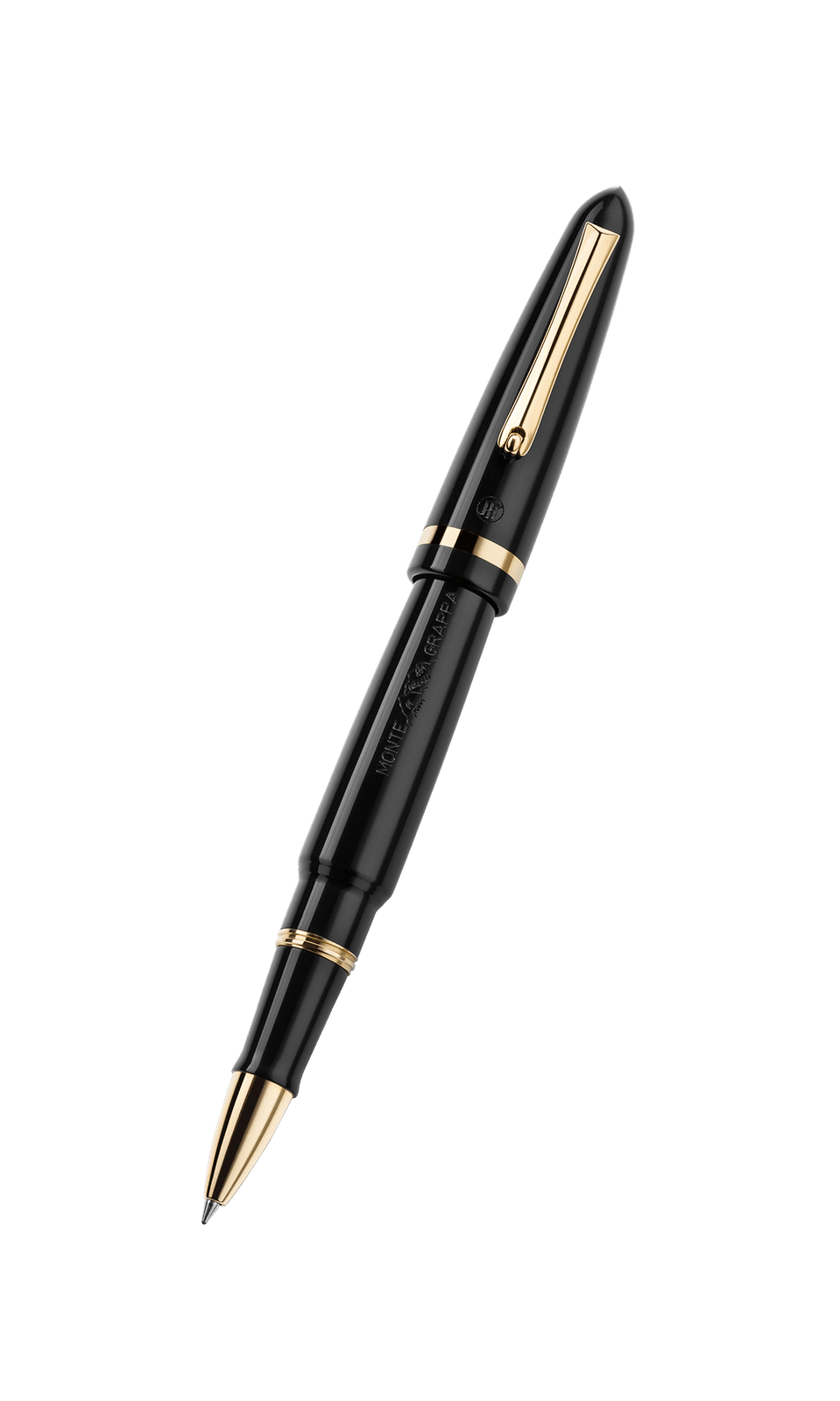 New Montegrappa Venetia Fountain Pen, 14k nib Black - ISVEN_4C